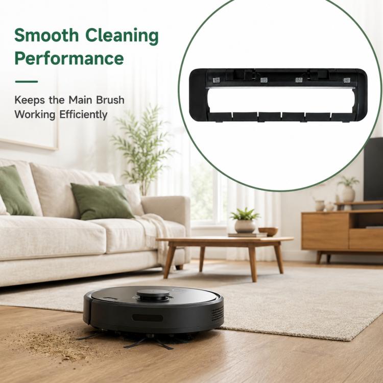 Replacement Accessories for Xiaomi Mijia M30 S Robot Vacuum Cleaner, Specification:Black Main Brush Cover