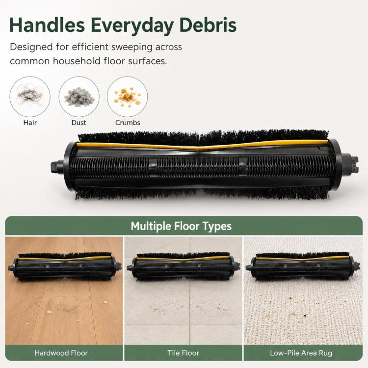 Replacement Accessories for Xiaomi Mijia M30 S Robot Vacuum Cleaner, Specification:Hair Cutting Roller Brush
