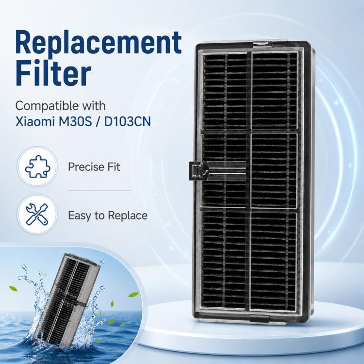 Replacement Accessories for Xiaomi Mijia M30 S Robot Vacuum Cleaner, Specification:Filter
