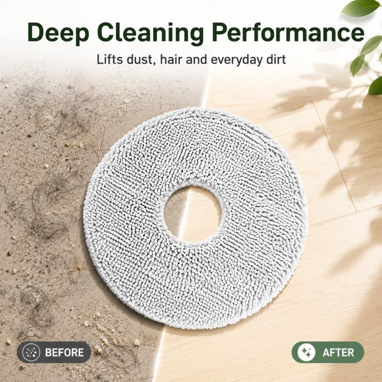 Replacement Accessories for Xiaomi Mijia M30 S Robot Vacuum Cleaner, Specification:Fine Mop Pad
