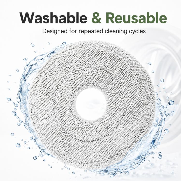 Replacement Accessories for Xiaomi Mijia M30 S Robot Vacuum Cleaner, Specification:Fine Mop Pad