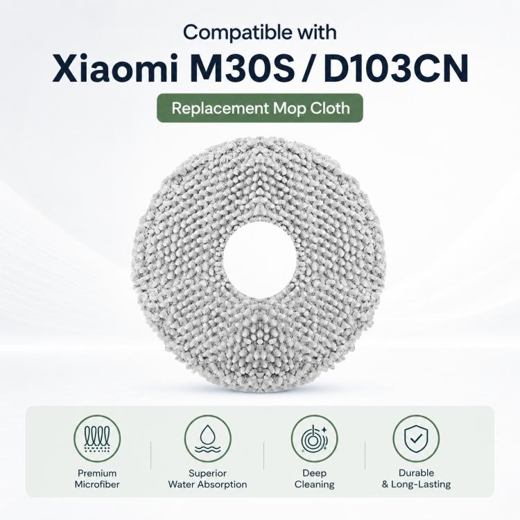 Replacement Accessories for Xiaomi Mijia M30 S Robot Vacuum Cleaner, Specification:Striped Mop Pad