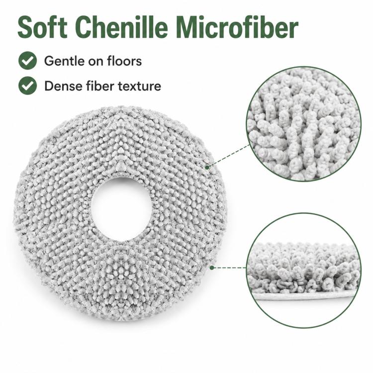 Replacement Accessories for Xiaomi Mijia M30 S Robot Vacuum Cleaner, Specification:Striped Mop Pad