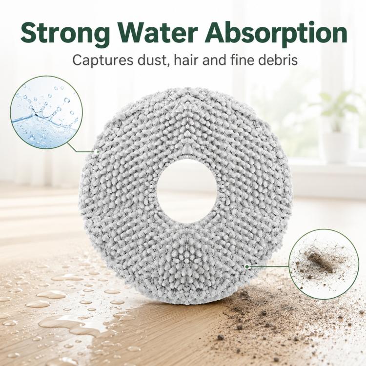Replacement Accessories for Xiaomi Mijia M30 S Robot Vacuum Cleaner, Specification:Striped Mop Pad