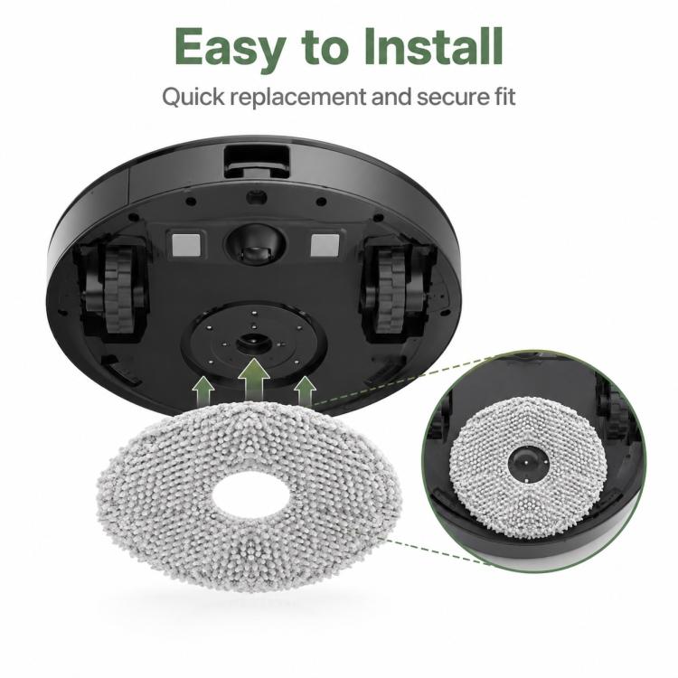 Replacement Accessories for Xiaomi Mijia M30 S Robot Vacuum Cleaner, Specification:Striped Mop Pad