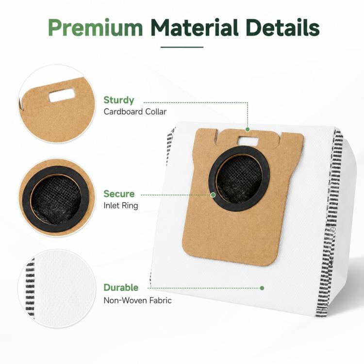 Replacement Accessories for Xiaomi Mijia M30 S Robot Vacuum Cleaner, Specification:Activated Carbon Dust Bag