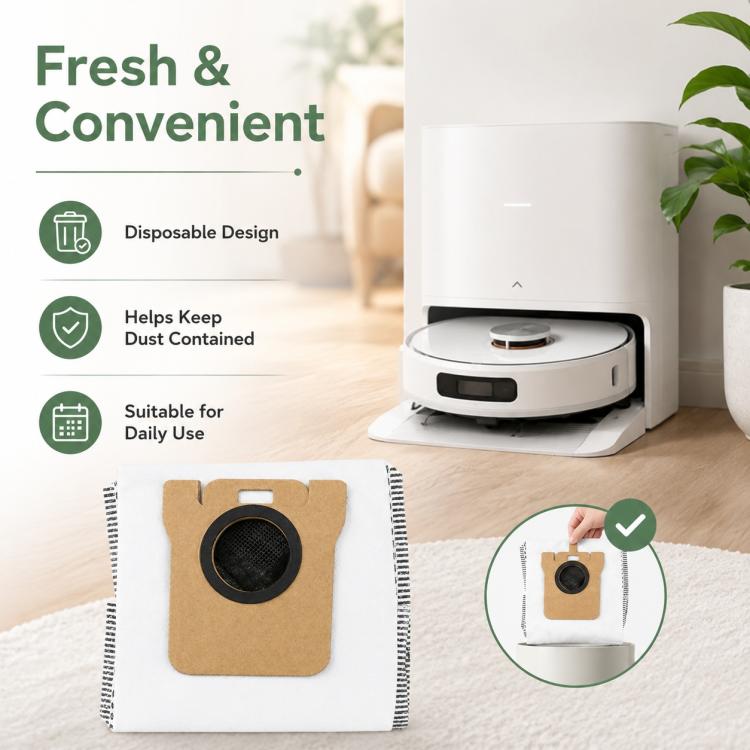 Replacement Accessories for Xiaomi Mijia M30 S Robot Vacuum Cleaner, Specification:Activated Carbon Dust Bag