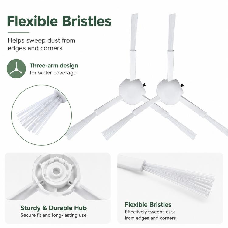 Replacement Accessories for Xiaomi Mijia M30 S Robot Vacuum Cleaner, Specification:Dual Side Brush