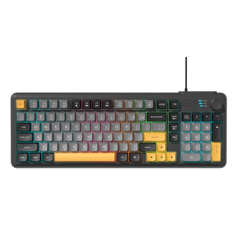 SHIPADOO K700 Wired Knob Switch 98-Key Gaming RGB Keyboard