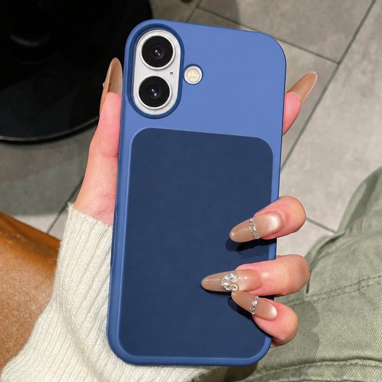 For iPhone 16 Ice Cream Skin Feel Liquid Silicone Phone Case