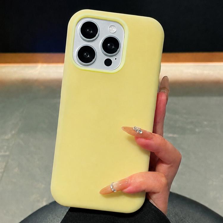 For iPhone 15 Pro Ice Cream Skin Feel Liquid Silicone Phone Case