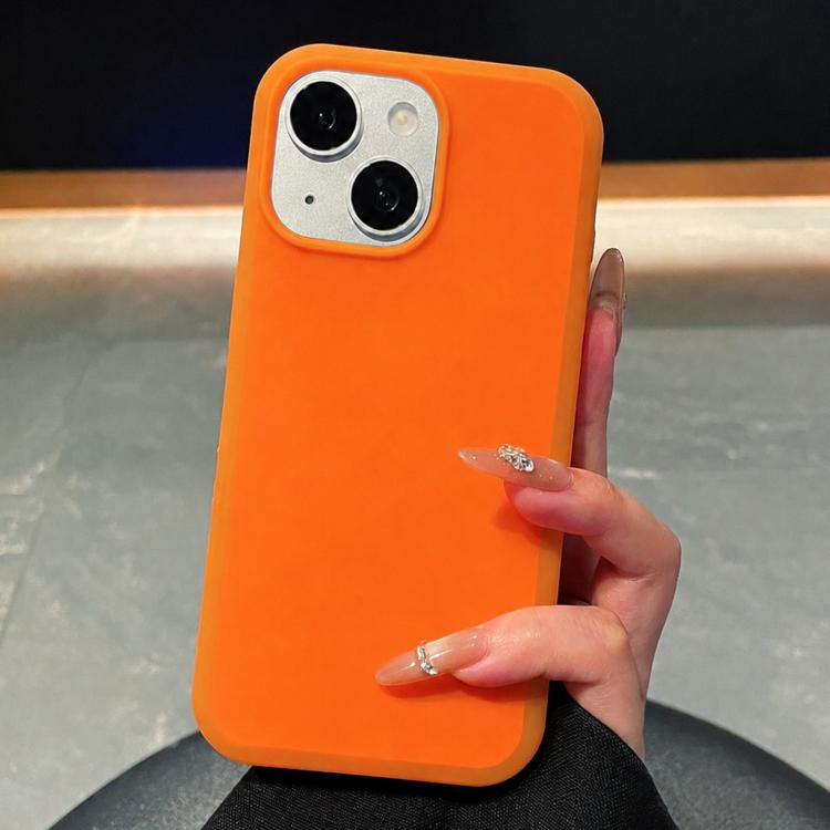 For iPhone 15 Ice Cream Skin Feel Liquid Silicone Phone Case