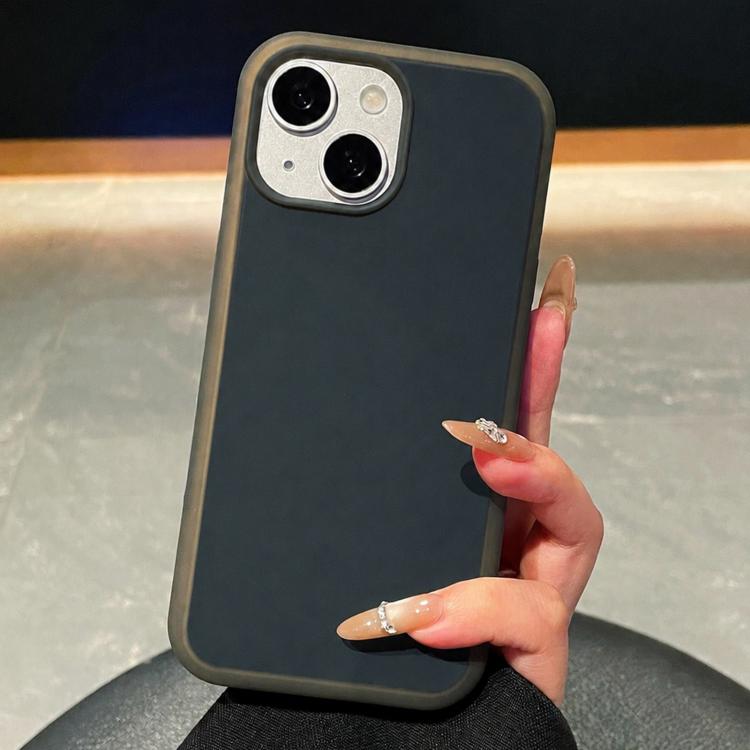 For iPhone 15 Ice Cream Skin Feel Liquid Silicone Phone Case