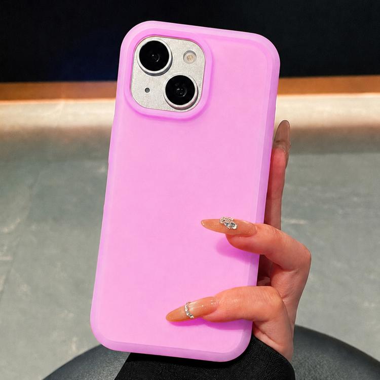For iPhone 15 Ice Cream Skin Feel Liquid Silicone Phone Case