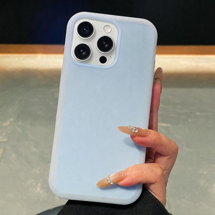 For iPhone 14 Pro Ice Cream Skin Feel Liquid Silicone Phone Case