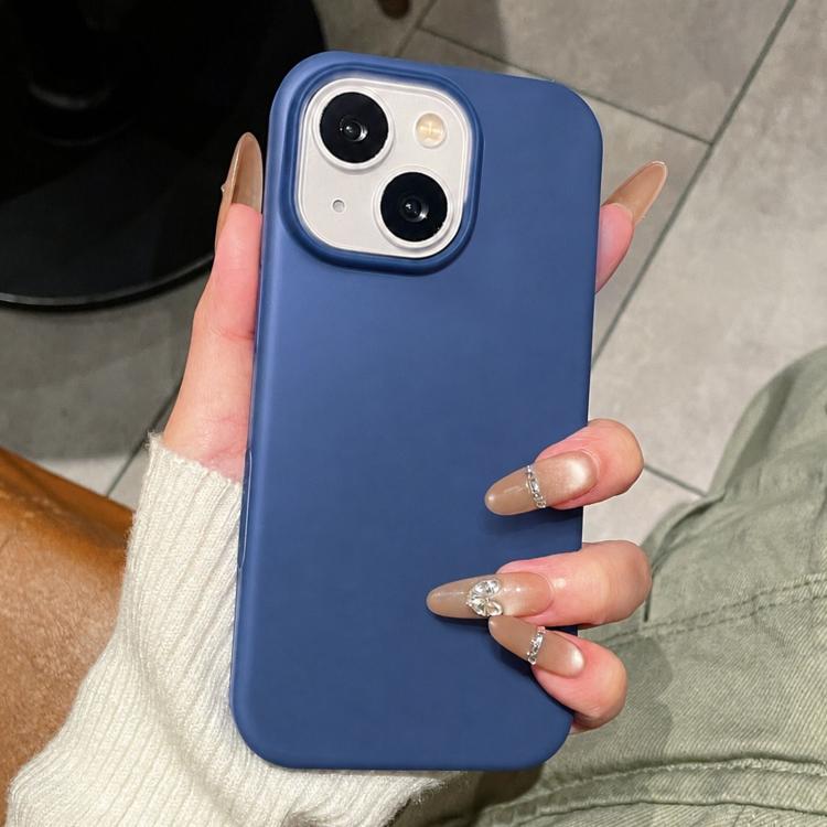 For iPhone 14 Ice Cream Skin Feel Liquid Silicone Phone Case