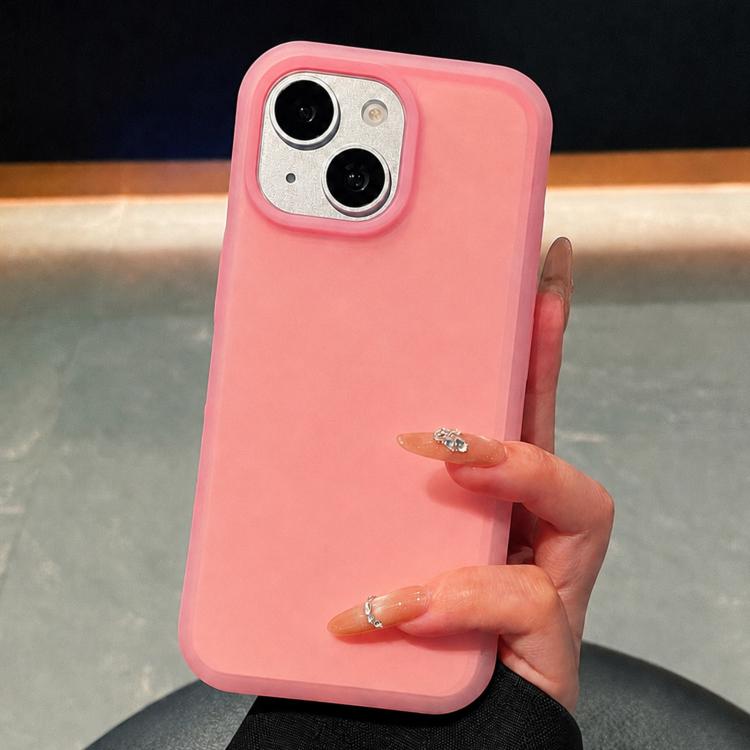For iPhone 13 Ice Cream Skin Feel Liquid Silicone Phone Case