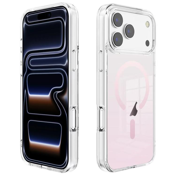 For iPhone 17 Pro Max Gradient Transparent PC MagSafe Phone Case