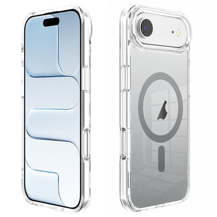 For iPhone Air Gradient Transparent PC MagSafe Phone Case