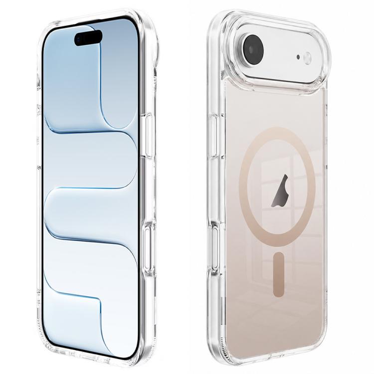 For iPhone Air Gradient Transparent PC MagSafe Phone Case