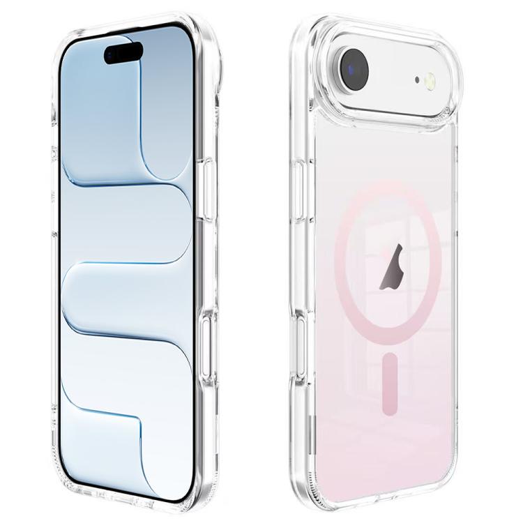 For iPhone Air Gradient Transparent PC MagSafe Phone Case
