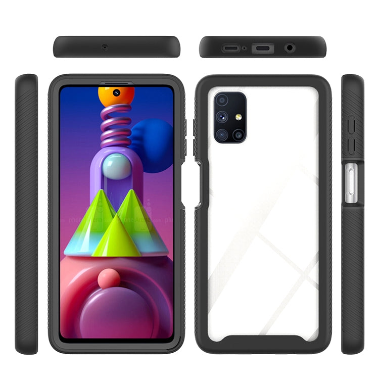 For Samsung Galaxy M51 Starry Sky Solid Color Series Shockproof PC + TPU Protective Case