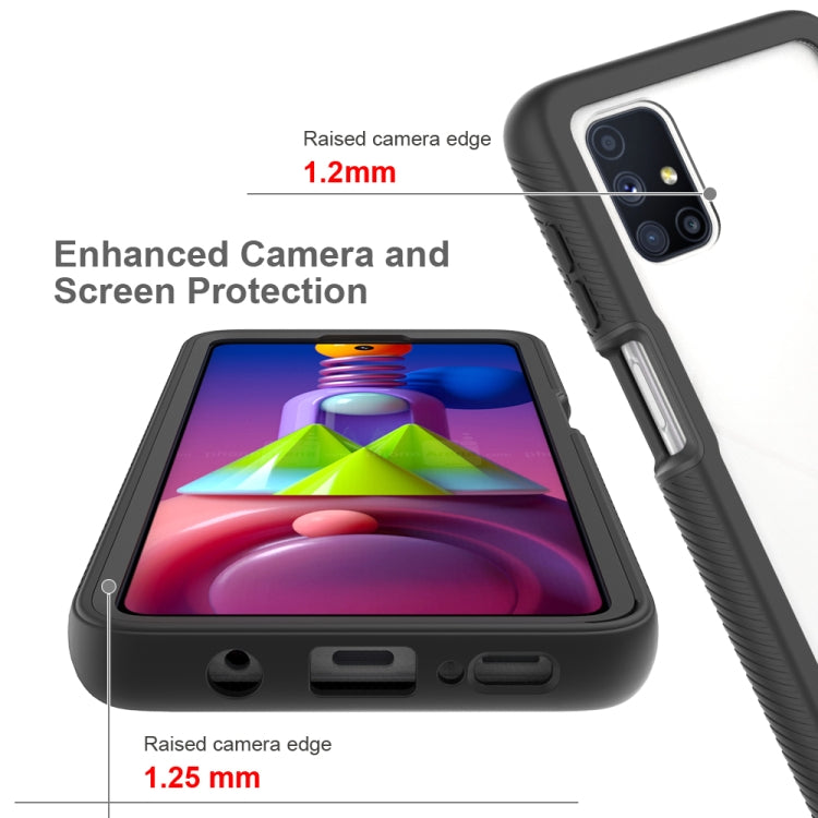 For Samsung Galaxy M51 Starry Sky Solid Color Series Shockproof PC + TPU Protective Case