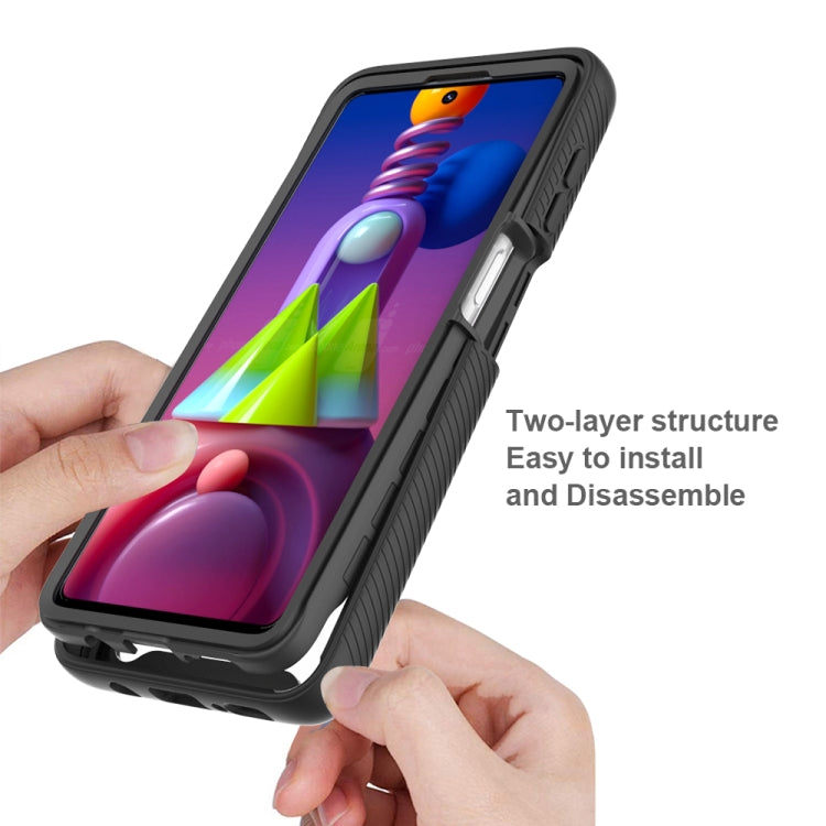For Samsung Galaxy M51 Starry Sky Solid Color Series Shockproof PC + TPU Protective Case