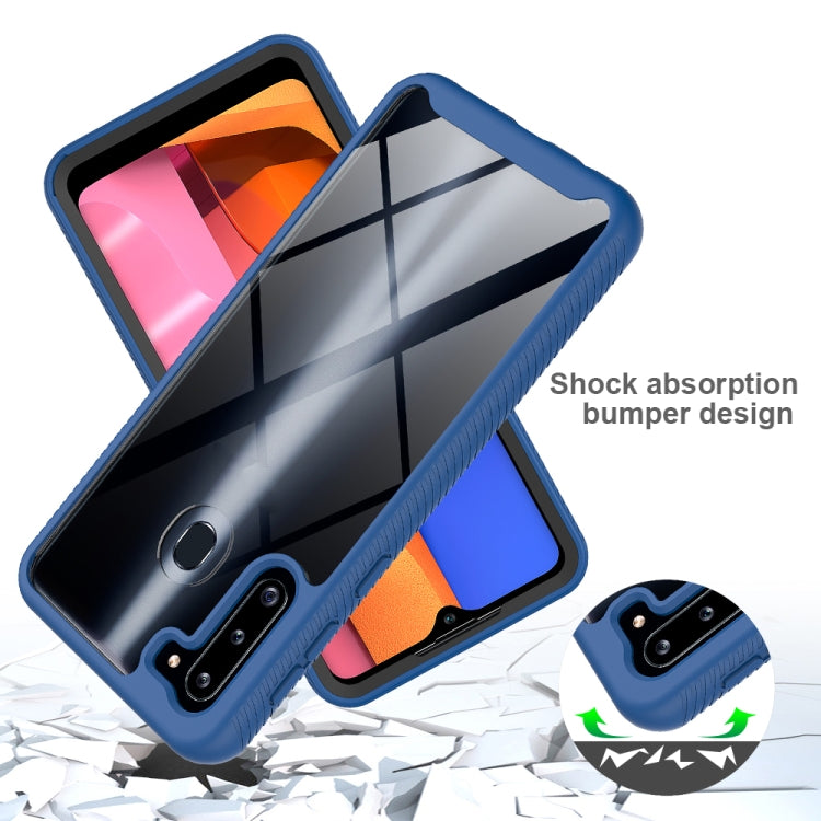 For Samsung Galaxy A21 (EU Version) Starry Sky Solid Color Series Shockproof PC + TPU Protective Case