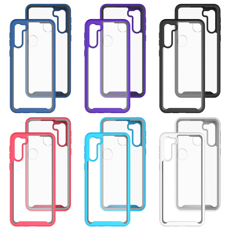 For Samsung Galaxy A21 (EU Version) Starry Sky Solid Color Series Shockproof PC + TPU Protective Case