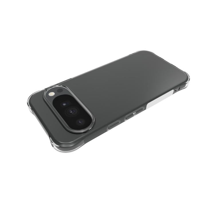 For Google Pixel 11 Pro XL WANLONFENG Transparent Four-Corner Shockproof TPU Phone Case with Screen Film - Transparent