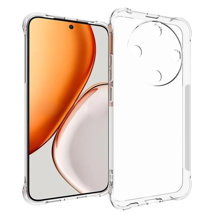 For Honor Magic8 Lite 5G / X9d 5G WANLONFENG Transparent Four-Corner Shockproof TPU Phone Case with Screen Film - Transparent
