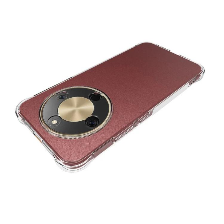 For Honor Magic8 Lite 5G / X9d 5G WANLONFENG Transparent Four-Corner Shockproof TPU Phone Case with Screen Film - Transparent