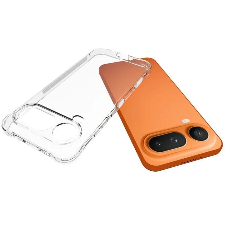For Honor Magic8 Pro Air 5G WANLONFENG Transparent Four-Corner Shockproof TPU Phone Case with Screen Film - Transparent