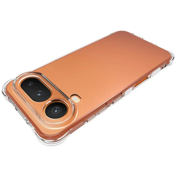 For Honor Magic8 Pro Air 5G WANLONFENG Transparent Four-Corner Shockproof TPU Phone Case with Screen Film - Transparent