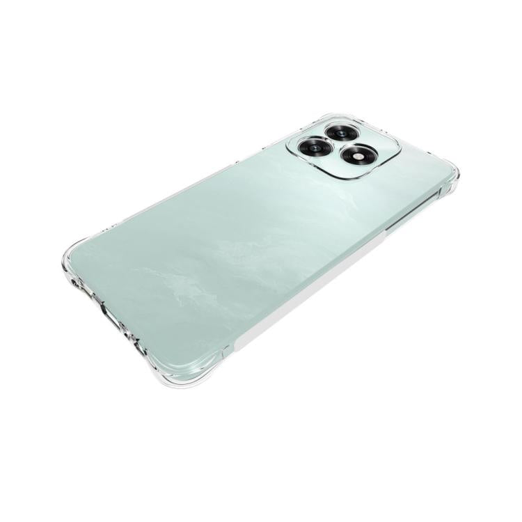For Honor X5c Plus 4G / X5c 4G WANLONFENG Transparent Four-Corner Shockproof TPU Phone Case with Screen Film - Transparent