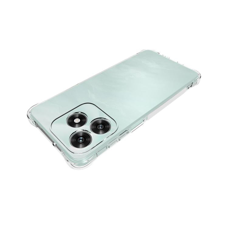 For Honor X5c Plus 4G / X5c 4G WANLONFENG Transparent Four-Corner Shockproof TPU Phone Case with Screen Film - Transparent