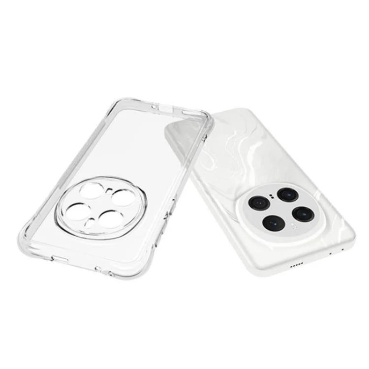 For Honor Magic7 Pro 5G WANLONFENG Transparent Four-Corner Shockproof TPU Phone Case with Screen Film - Transparent