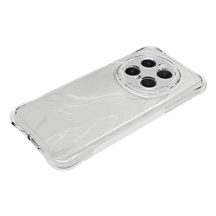 For Honor Magic7 Pro 5G WANLONFENG Transparent Four-Corner Shockproof TPU Phone Case with Screen Film - Transparent