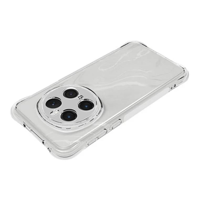For Honor Magic7 Pro 5G WANLONFENG Transparent Four-Corner Shockproof TPU Phone Case with Screen Film - Transparent