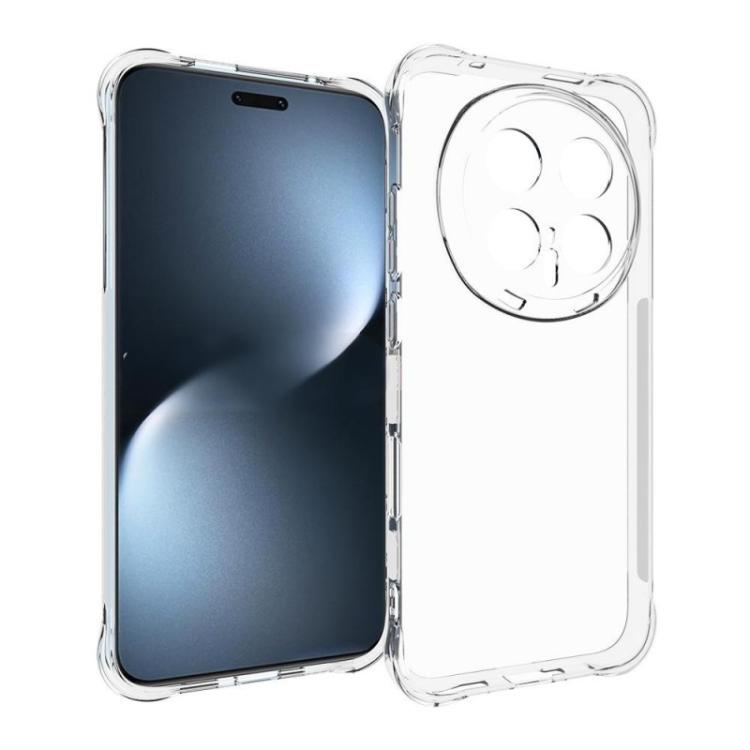 For Honor Magic8 Pro 5G WANLONFENG Transparent Four-Corner Shockproof TPU Phone Case with Screen Film - Transparent