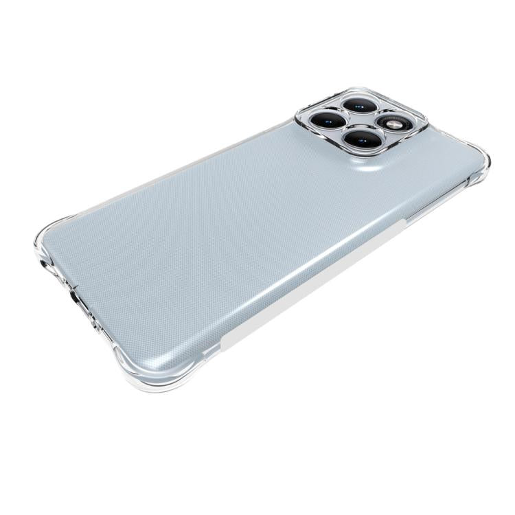 For Motorola Edge 70 Fusion / 70 Fusion+ 5G WANLONFENG Transparent Four-Corner Shockproof TPU Phone Case with Screen Film - Transparent