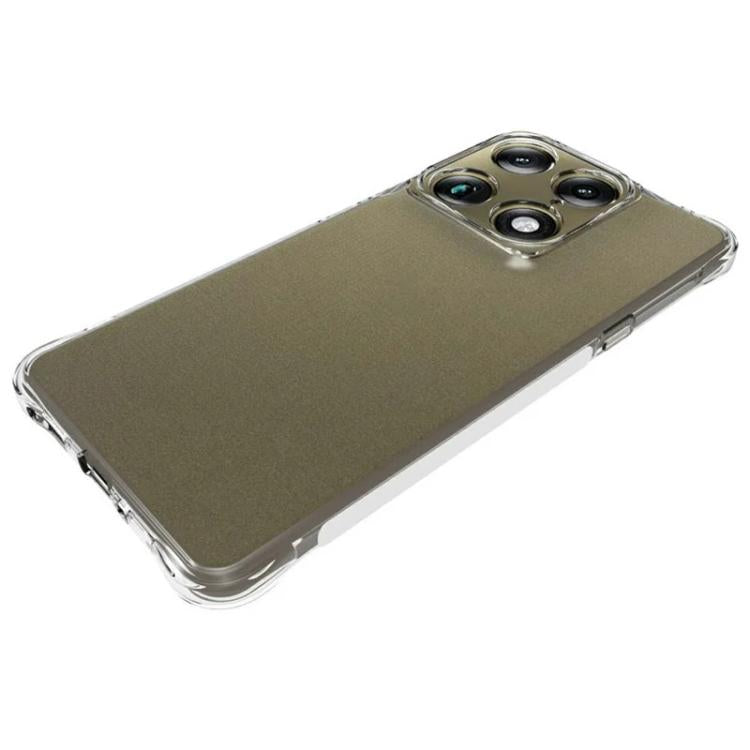 For Motorola Signature 5G WANLONFENG Transparent Four-Corner Shockproof TPU Phone Case with Screen Film - Transparent