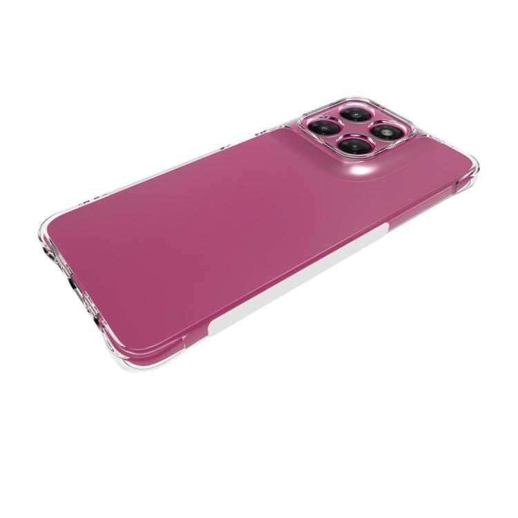 For Motorola Moto G37 / G47 5G WANLONFENG Transparent Four-Corner Shockproof TPU Phone Case with Screen Film - Transparent