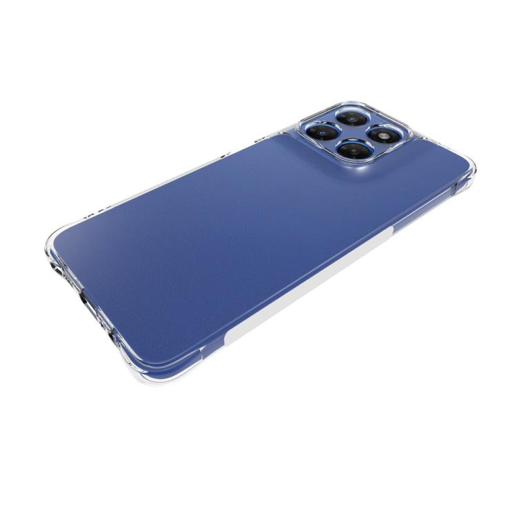 For Motorola Moto G37 Power 5G WANLONFENG Transparent Four-Corner Shockproof TPU Phone Case with Screen Film - Transparent
