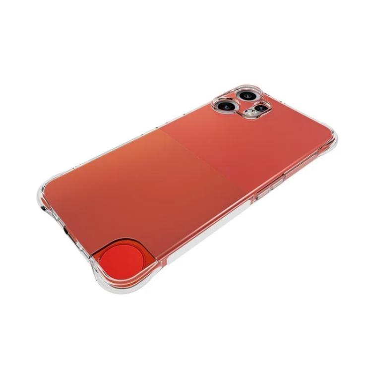 For Nothing CMF Phone 2 Pro WANLONFENG Transparent Four-Corner Shockproof TPU Phone Case with Screen Film - Transparent
