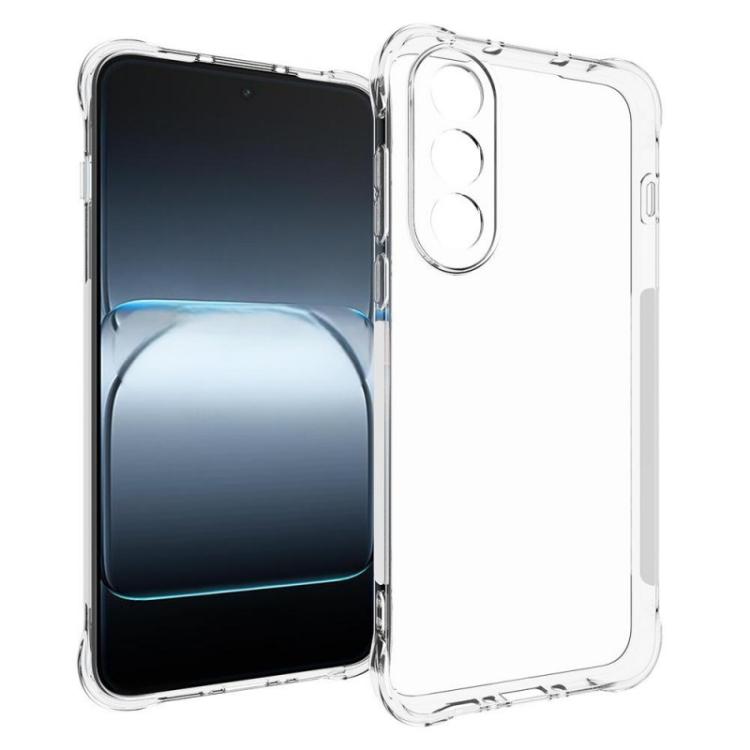 For OnePlus Nord 5 / Ace 5 Ultra 5G WANLONFENG Transparent Four-Corner Shockproof TPU Phone Case with Screen Film - Transparent