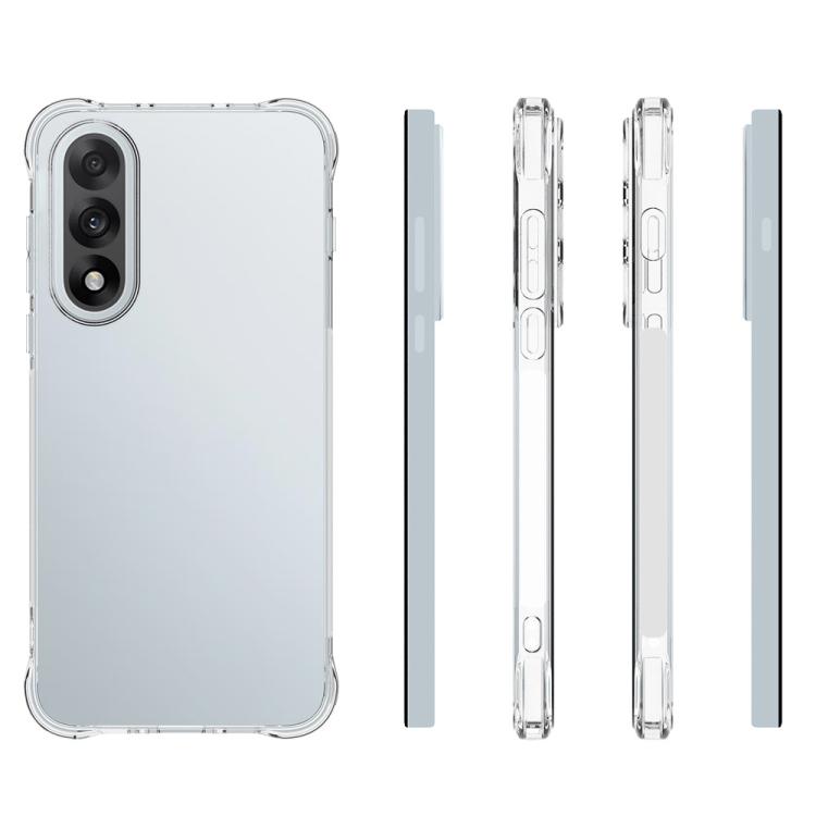 For OnePlus Nord 5 / Ace 5 Ultra 5G WANLONFENG Transparent Four-Corner Shockproof TPU Phone Case with Screen Film - Transparent