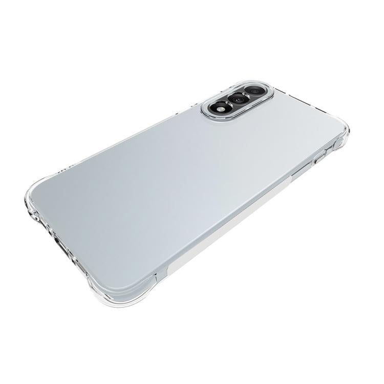 For OnePlus Nord 5 / Ace 5 Ultra 5G WANLONFENG Transparent Four-Corner Shockproof TPU Phone Case with Screen Film - Transparent