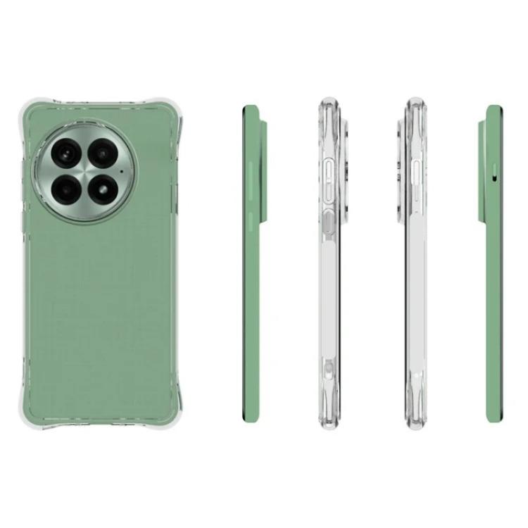 For OnePlus 13 WANLONFENG Transparent Four-Corner Shockproof TPU Phone Case with Screen Film - Transparent